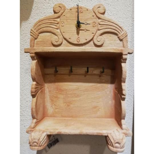 cotto tehla mediteransky country letne zariadenie rekonstrukcia nastenna hodiny klucenka doplnok darcek predsien nastenna dekoracia balaton sedliacky dom.jpg